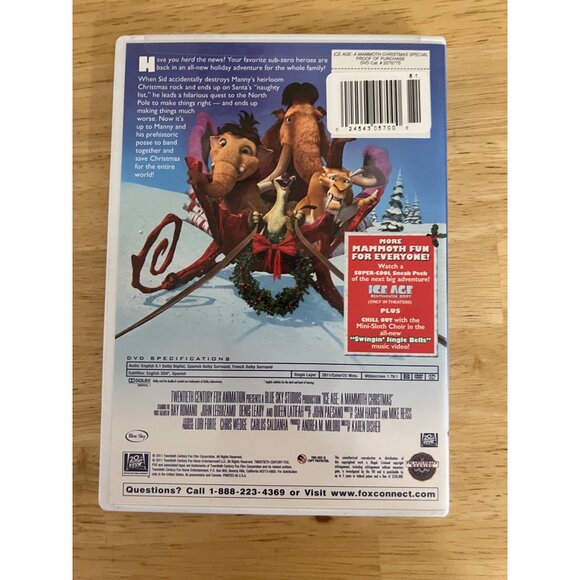 Ice Age A Mammoth Christmas Special DVD - Picture 4 of 4